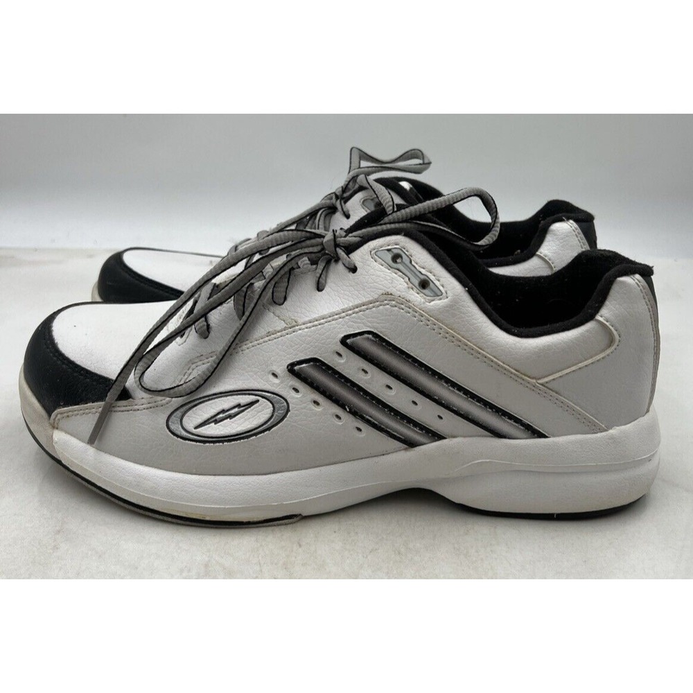 Storm Shoes Men's Sz 9.5 M Bowling White Leather Bolt S203-9